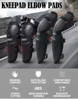 4pcs Waterproof Motorcycle Bicycle Racing Knee Pads Protective Guards Armor Gear ABS Skateboarding Protector Set Elbow Knee Arm
4pcs Waterproof Motorcycle Bicycle Racing Knee Pads Protective Guards Armor Gear ABS Skateboarding Protector Set Elbow Knee Arm