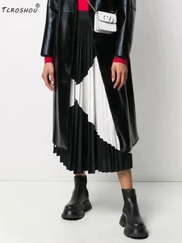 Heavy crafts, hit color, pleated, high waist, A-line, loose, hem, skirt, new style for autumn and winter, all-match pleated
Heavy crafts, hit color, pleated, high waist, A-line, loose, hem, skirt, new style for autumn and winter, all-match pleated