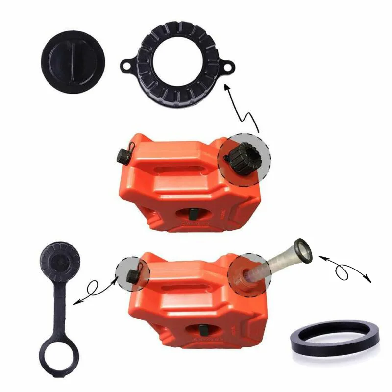 Oil & Gas 8pcs Rubber Gasket Gas Can Spout Part Gott Replacement Fuel