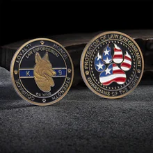 American Double-sided Paint Dog Coin Three-dimensional Metal Commemorative Medal Commemorative Coin CA NINE Collection Coin Gift
American Double-sided Paint Dog Coin Three-dimensional Metal Commemorative Medal Commemorative Coin CA NINE Collection Coin Gift