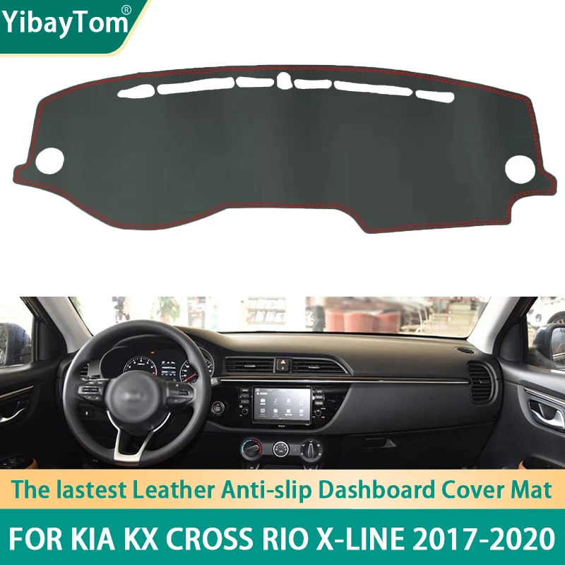 High Rank Durable PU Leather Dashboard Anit-slip Anti-UV Protective mat For KIA KX Cross Rio X-Line 2017-2020 accessories
High Rank Durable PU Leather Dashboard Anit-slip Anti-UV Protective mat For KIA KX Cross Rio X-Line 2017-2020 accessories