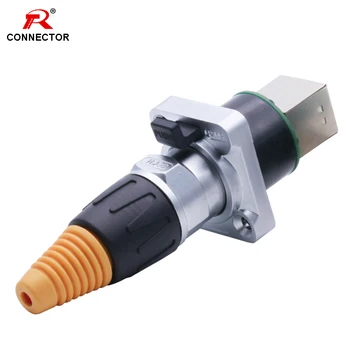 4sets 8p8c Waterproof Shield RJ45 Connector, RJ45 Female Panel Mount Socket + Male Plug, RJ45 Ethernet Set, Normal&Right Angle
4sets 8p8c Waterproof Shield RJ45 Connector, RJ45 Female Panel Mount Socket + Male Plug, RJ45 Ethernet Set, Normal&Right Angle