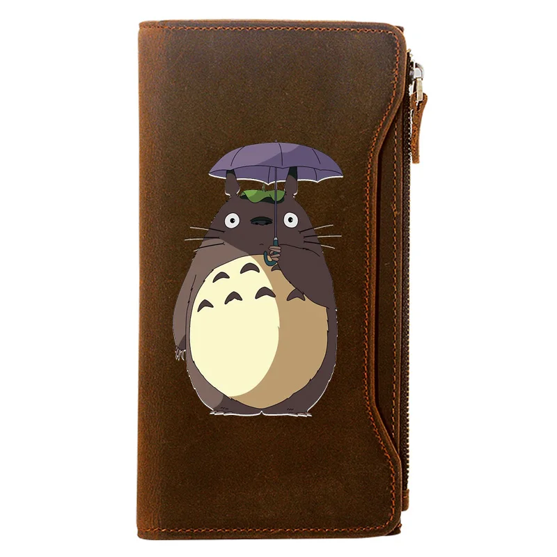 Classic Vintage Totoro Printing Genuine Leather Wallet Men Long Purse With Phone Bag Zipper Card Holder High Quality Clutch
Classic Vintage Totoro Printing Genuine Leather Wallet Men Long Purse With Phone Bag Zipper Card Holder High Quality Clutch