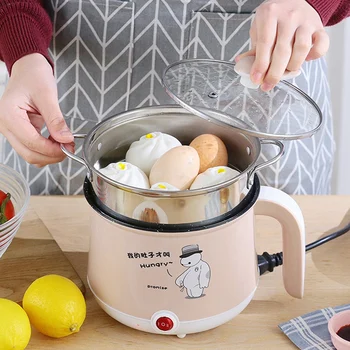 Multi-function Electric Hot Pot Non-Stick Electric Frying Pan Student Single Noodle Cooker Rice Cooking Stainless Steel
Multi-function Electric Hot Pot Non-Stick Electric Frying Pan Student Single Noodle Cooker Rice Cooking Stainless Steel