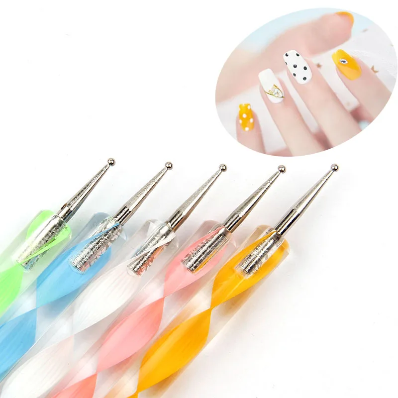5 Pieces / Set Professional Dispenser Nail Tools Acrylic Handle Decoration Nail Art Tools Embellish Nail Dispensing Pen
5 Pieces / Set Professional Dispenser Nail Tools Acrylic Handle Decoration Nail Art Tools Embellish Nail Dispensing Pen