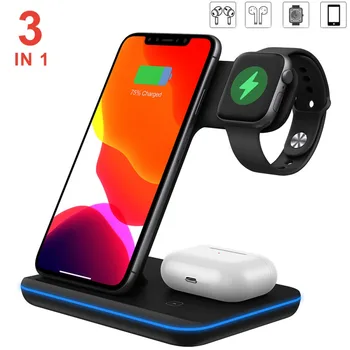 USB Wireless Charger Charging Station 3 In 1 For Apple Watch Series AirPods IPhone 11 Pro Max XS Max XS XR X 8 8 Plus
USB Wireless Charger Charging Station 3 In 1 For Apple Watch Series AirPods IPhone 11 Pro Max XS Max XS XR X 8 8 Plus