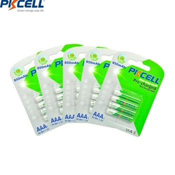 20PC/5card PKCELL AAA batteries 1.2v NIMH AAA rechargeable battery 850mah low self discharging aaa nimh batteries for flalight
20PC/5card PKCELL AAA batteries 1.2v NIMH AAA rechargeable battery 850mah low self discharging aaa nimh batteries for flalight