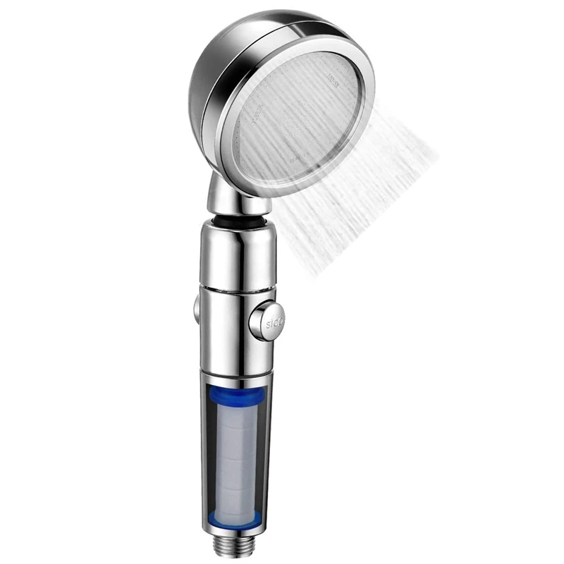 Shower Head, Shower Head Pressure, Shower Head with Filter, Angle Adjustable, ON/Off Pause Control, 3-Layer Filtration
Shower Head, Shower Head Pressure, Shower Head with Filter, Angle Adjustable, ON/Off Pause Control, 3-Layer Filtration