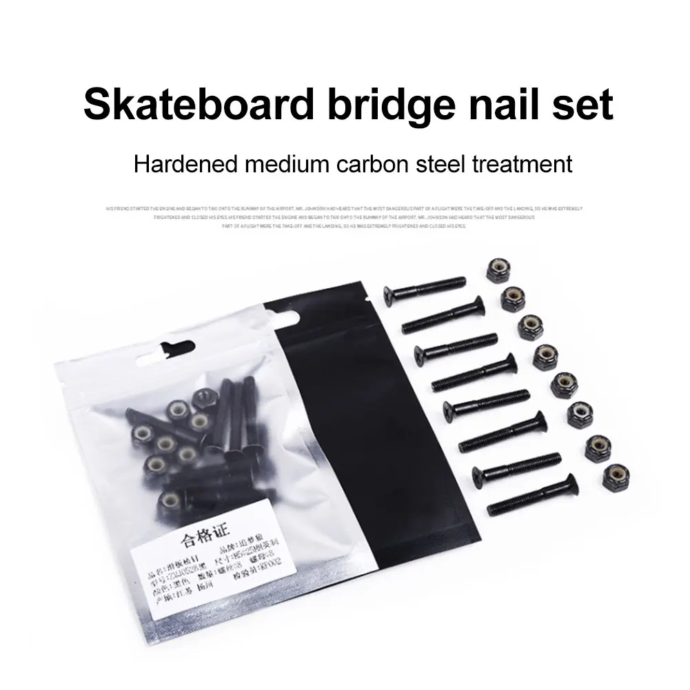 8pcs Spare Speed Racing Skateboard Fixing Cruiser DIY Longboard Hardware Replacment Part Repair Truck Screw Nut Set Durable Home
8pcs Spare Speed Racing Skateboard Fixing Cruiser DIY Longboard Hardware Replacment Part Repair Truck Screw Nut Set Durable Home