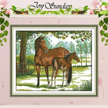 The horse mother and son Counted Cross Stitch 11CT 14CT Cross Stitch Set Wholesale Cross-stitch Kit Embroidery Needlework 
The horse mother and son Counted Cross Stitch 11CT 14CT Cross Stitch Set Wholesale Cross-stitch Kit Embroidery Needlework