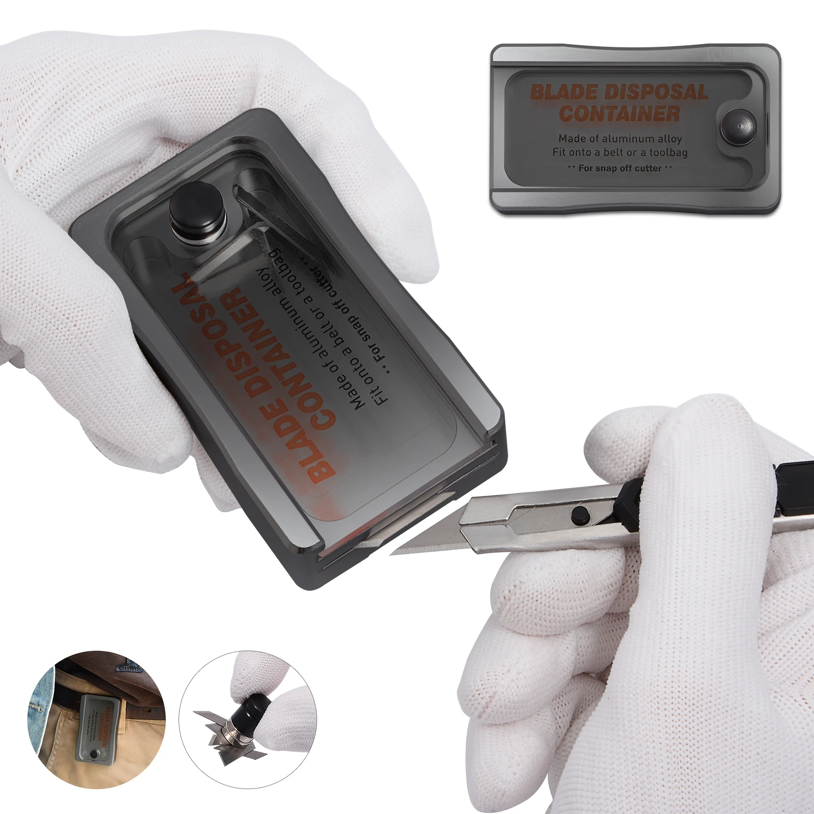 EHDIS Blade Disposal Container Carbon Vinyl Film Snap off Cutter Knife Collector Clip Base Magnetic Gathering Blades Storage Box
EHDIS Blade Disposal Container Carbon Vinyl Film Snap off Cutter Knife Collector Clip Base Magnetic Gathering Blades Storage Box