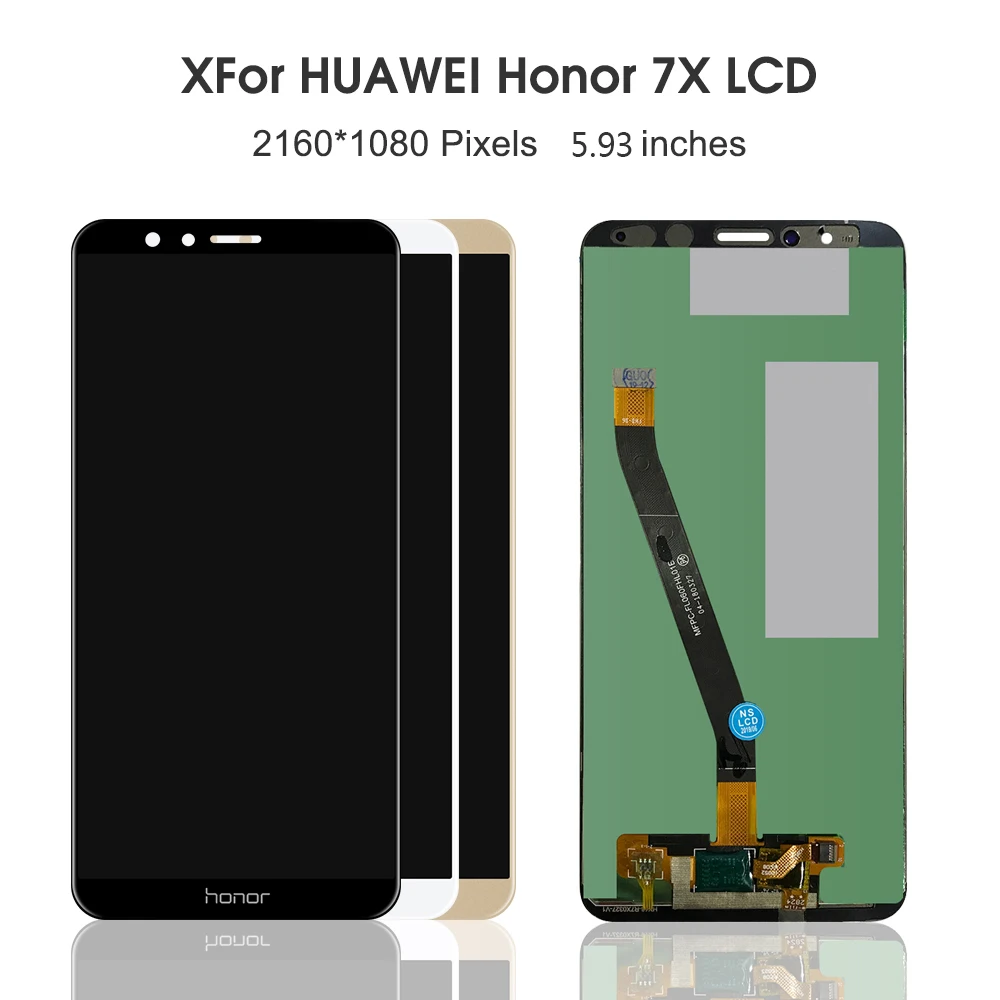 5.93'' Display For HUAWEI Honor 7X LCD Display Touch Screen Digitizer with Frame for Huawei Honor 7X LCD Replacement Parts
5.93'' Display For HUAWEI Honor 7X LCD Display Touch Screen Digitizer with Frame for Huawei Honor 7X LCD Replacement Parts