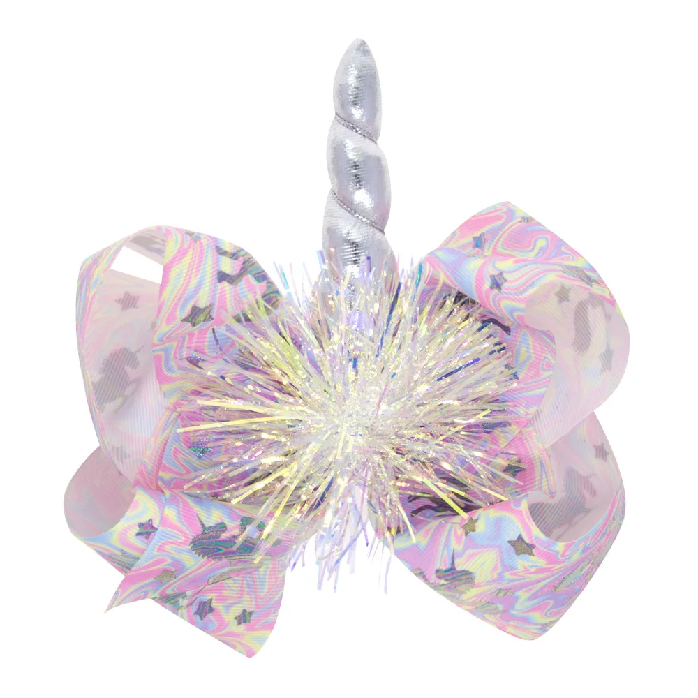 Unicorn Large Hair Bows Bows for Girls Hair Clips for Girl with Clips Bowknot Handmade Hair Claw Kids Hair Accessories 
Unicorn Large Hair Bows Bows for Girls Hair Clips for Girl with Clips Bowknot Handmade Hair Claw Kids Hair Accessories