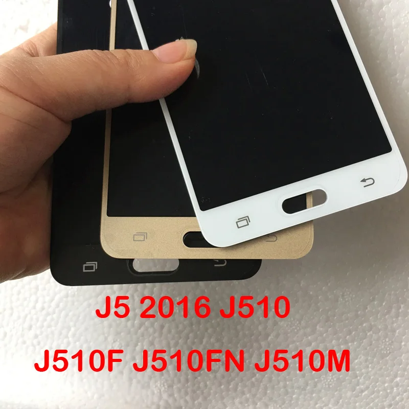 Can adjust brightness LCD For Samsung Galaxy J5 2016 J510 J510F J510M J510Y J510G Display Touch Screen Digitizer Assembly | Мобильные