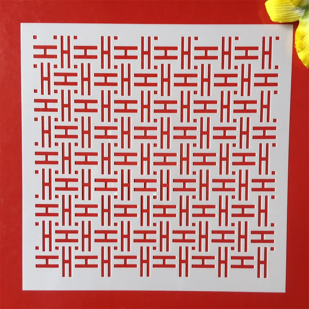 New 8*8inch Cross Line Texture DIY Layering Stencils Painting Scrapbook Coloring Embossing Album Decorative Card Template
New 8*8inch Cross Line Texture DIY Layering Stencils Painting Scrapbook Coloring Embossing Album Decorative Card Template