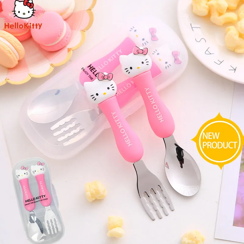 hello kitty toy Tableware Spoon Cross Fork Soup Spoon Set Dining Lunch hello kitty Action Figures Anime Toys for Children Gift
hello kitty toy Tableware Spoon Cross Fork Soup Spoon Set Dining Lunch hello kitty Action Figures Anime Toys for Children Gift
