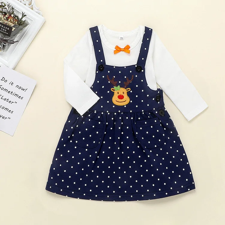 Baby Girls Spring Autumn Dresses Clothes Sets Toddler Baby Girls Lattice Strap Skirt +Long Sleeve T-Shirt Ruched Outfits Set
Baby Girls Spring Autumn Dresses Clothes Sets Toddler Baby Girls Lattice Strap Skirt +Long Sleeve T-Shirt Ruched Outfits Set