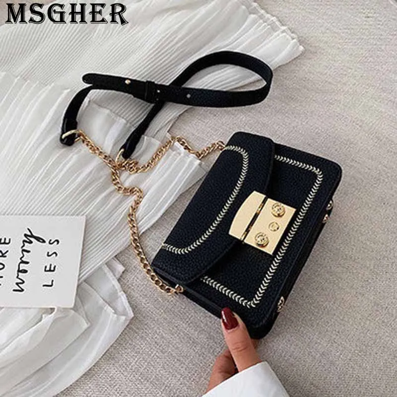 MSGHER Gold Thread Solid Flap Women Bag Pleated Metal Designed Hasp Lock Metal Chain Shoulder Bag Summer Casal Women Bag WB2722
MSGHER Gold Thread Solid Flap Women Bag Pleated Metal Designed Hasp Lock Metal Chain Shoulder Bag Summer Casal Women Bag WB2722