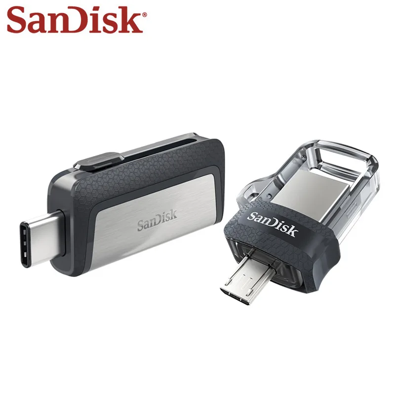 Original SanDisk Flash Drive Type-c USB 3.1 and Micro USB 3.0 OTG USB Flash Drive multifunctional USB stick pen drive pendrive
Original SanDisk Flash Drive Type-c USB 3.1 and Micro USB 3.0 OTG USB Flash Drive multifunctional USB stick pen drive pendrive
