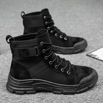 Men's Casual Boots Outdoor Sneakers Martin Ankle Boots Zapatillas Hombre High Quality Cavans Fashion Men Shoes Chaussure Homme
Men's Casual Boots Outdoor Sneakers Martin Ankle Boots Zapatillas Hombre High Quality Cavans Fashion Men Shoes Chaussure Homme