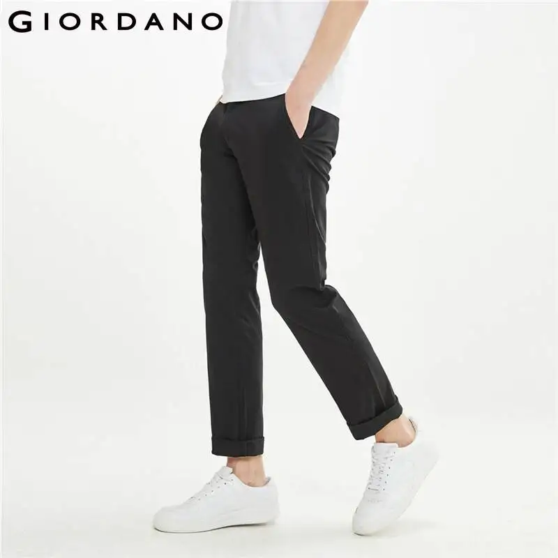 Giordano Men Pants Stretchy Mid-low Rise Solid Color Pants Contrast Strap Zip Fly Causual Trousers 01111109
Giordano Men Pants Stretchy Mid-low Rise Solid Color Pants Contrast Strap Zip Fly Causual Trousers 01111109