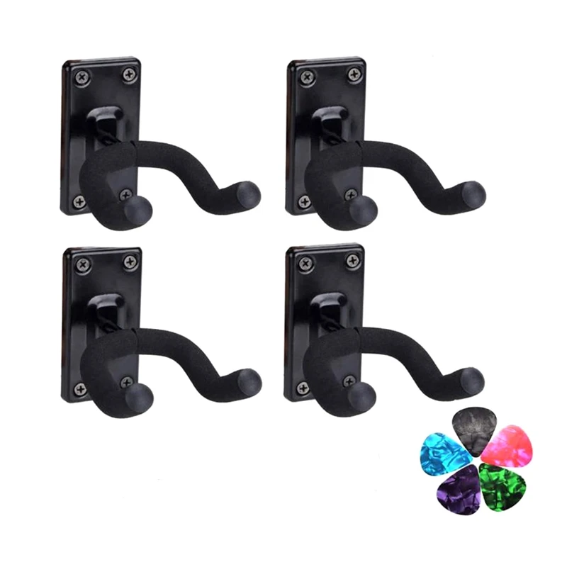 Guitar Hanger Guitar Hook Guitar Stand Guitar Wall Mount Hook with Picks Suitable for Electric Acoustic and Bass Guitars
Guitar Hanger Guitar Hook Guitar Stand Guitar Wall Mount Hook with Picks Suitable for Electric Acoustic and Bass Guitars