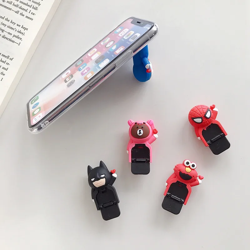 New Creativity cute Cartoon Universal Mini Cute Mobile Phone Lazy Desktop Stand Folding Holder phone holder | Мобильные телефоны и