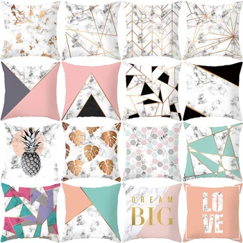 Brief Marble Geometric Decorative Cover Pillow case Pillowcase Polyester 45*45 Throw Pillow Pillowcover
Brief Marble Geometric Decorative Cover Pillow case Pillowcase Polyester 45*45 Throw Pillow Pillowcover