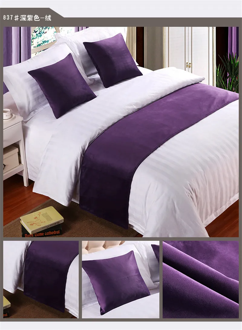 Solid Color Bed Runner does it Include Pillowcases 