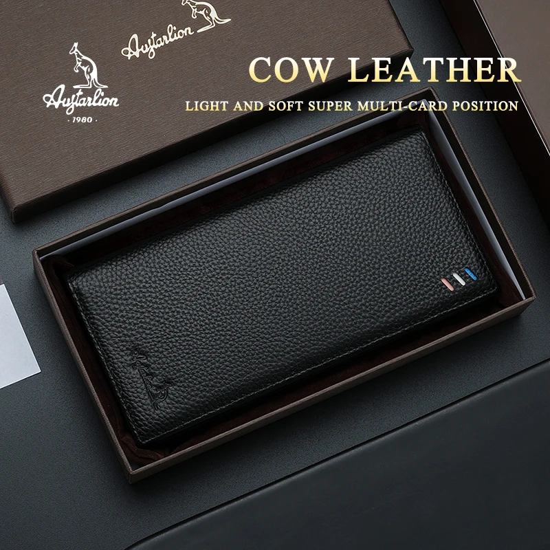 2020 Vintage Wallets Mens Coin Purse Cowhide Multifunctional Long Men's Wallet Card For Man Purses Carteira Masculina AUGTARLION
2020 Vintage Wallets Mens Coin Purse Cowhide Multifunctional Long Men's Wallet Card For Man Purses Carteira Masculina AUGTARLION