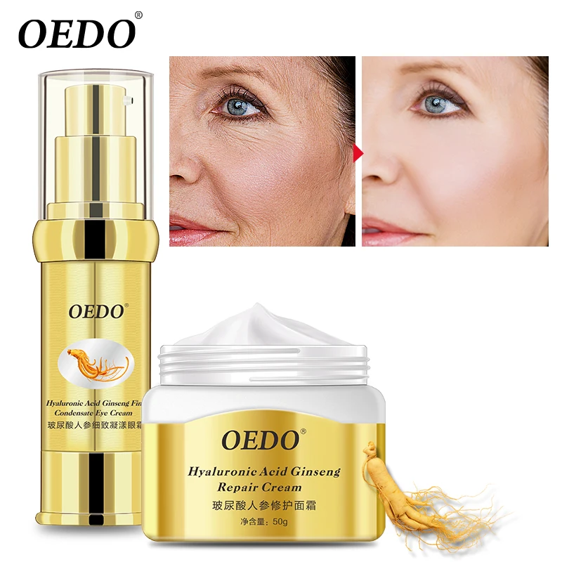Hyaluronic Acid Ginseng Fine Condensate Eye Cream and Repair Face Cream Set Multiple Replenishment Depth Repair Skin Care
Hyaluronic Acid Ginseng Fine Condensate Eye Cream and Repair Face Cream Set Multiple Replenishment Depth Repair Skin Care