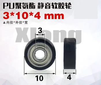 4pcs 3*10*4mm Precision Miniature Bearing Rubberized Pulley Pu Polyurethane Mute Small Wheel Counting Machine Medical Equipment
4pcs 3*10*4mm Precision Miniature Bearing Rubberized Pulley Pu Polyurethane Mute Small Wheel Counting Machine Medical Equipment