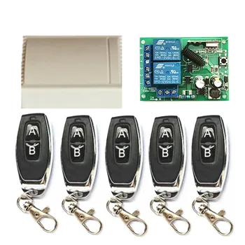 433MHz wireless 2 channel AC 110V 220V. Relay receiver and 1527 learning code RF transmitter remote control switch for garage do
433MHz wireless 2 channel AC 110V 220V. Relay receiver and 1527 learning code RF transmitter remote control switch for garage do