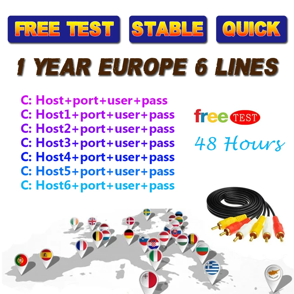 1 Year Control Panel Europe Cccam Spain HD Cccam Cline for 1 year Europe Works well for Freesat v7 DVB-S2 HD Receptor Test
1 Year Control Panel Europe Cccam Spain HD Cccam Cline for 1 year Europe Works well for Freesat v7 DVB-S2 HD Receptor Test