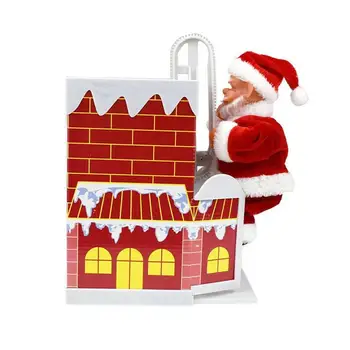 Creative Santa Claus Climbs Chimney Electric Toy Christmas Party Decor Music Kids Cute Present New Year Decor Supplies
Creative Santa Claus Climbs Chimney Electric Toy Christmas Party Decor Music Kids Cute Present New Year Decor Supplies