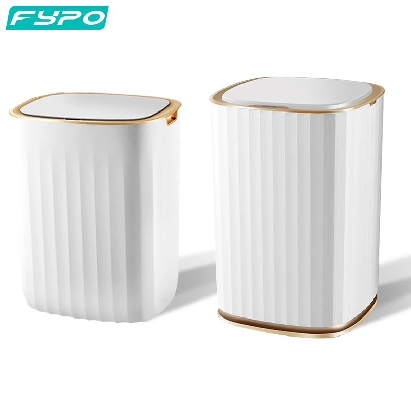 Умный датчик Fypo 12L/15L мусорный бак с крышкой, IPX5 Водонепроницаемый умный мусорный бак для ванной комнаты с автоматической индукцией
Умный датчик Fypo 12L/15L мусорный бак с крышкой, IPX5 Водонепроницаемый умный мусорный бак для ванной комнаты с автоматической индукцией