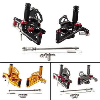 CNC Motorcycle Rearset Foot pegs Footpeg For Kawasaki Ninja 250R 2008 2009 2010 2011 2012 Adjustment Rider Racing Footrest Kit
CNC Motorcycle Rearset Foot pegs Footpeg For Kawasaki Ninja 250R 2008 2009 2010 2011 2012 Adjustment Rider Racing Footrest Kit