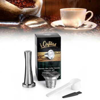 Stainless Steel Coffee Capsule Cup Tamper Set For Nespresso LOR Coffee Machine New Arrivals Accessories
Stainless Steel Coffee Capsule Cup Tamper Set For Nespresso LOR Coffee Machine New Arrivals Accessories