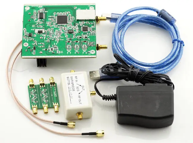 USB анализатор развертки NWT500 0 1 МГц-550 МГц + аттенюатор мост для измерения КСО