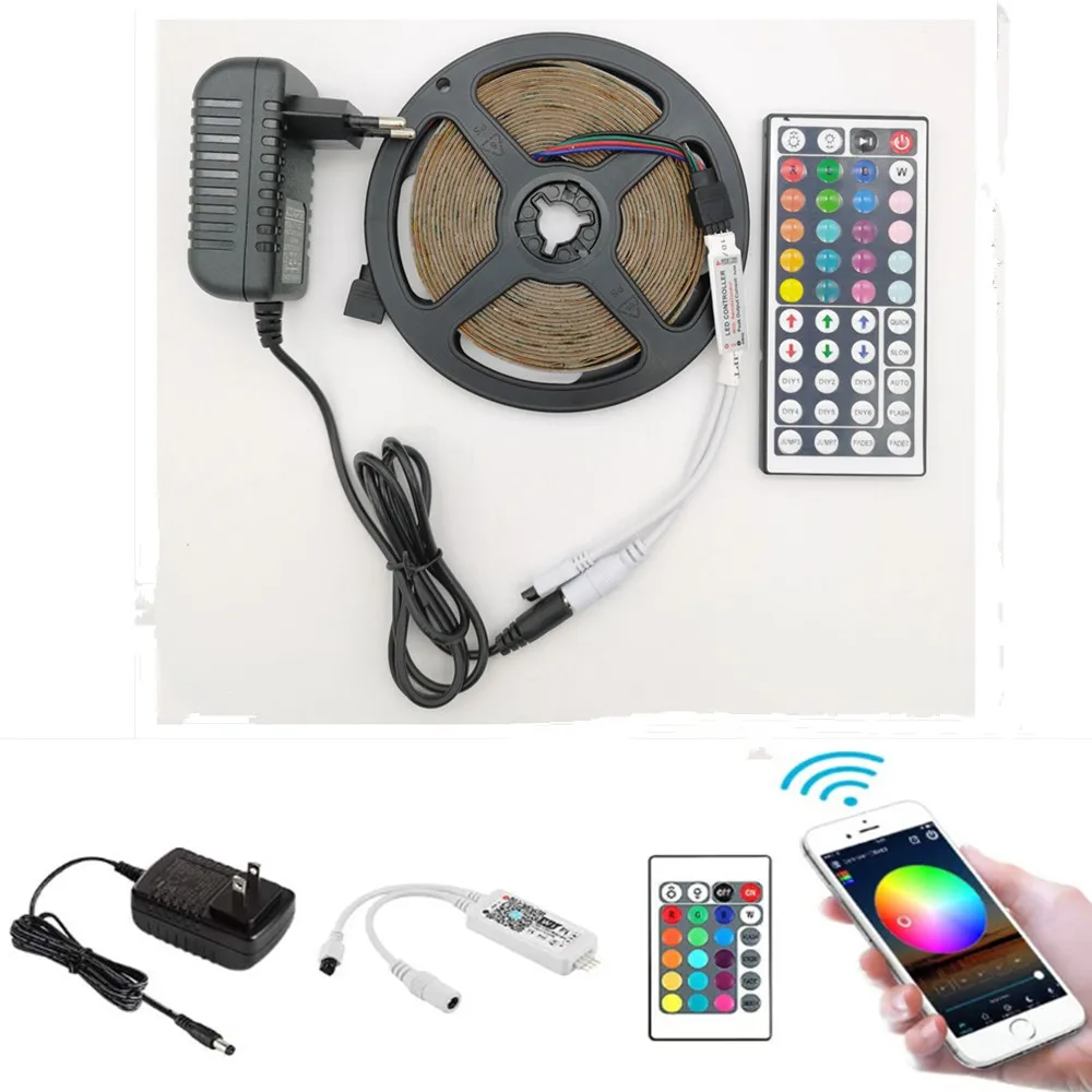 5m 10m 15m WiFi LED Strip Light RGB Waterproof SMD 5050 2835 DC12V Rgb String Diode Flexible Ribbon WiFi Contoller+Adapter Plug
5m 10m 15m WiFi LED Strip Light RGB Waterproof SMD 5050 2835 DC12V Rgb String Diode Flexible Ribbon WiFi Contoller+Adapter Plug