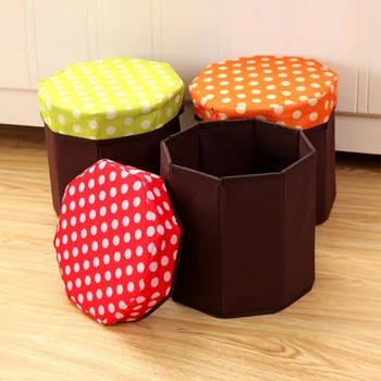 Creative Folding Storage Organizer Circular Multi-function Storage Box for Clothes Books Living Goods Creative Storage Box Stool
Creative Folding Storage Organizer Circular Multi-function Storage Box for Clothes Books Living Goods Creative Storage Box Stool