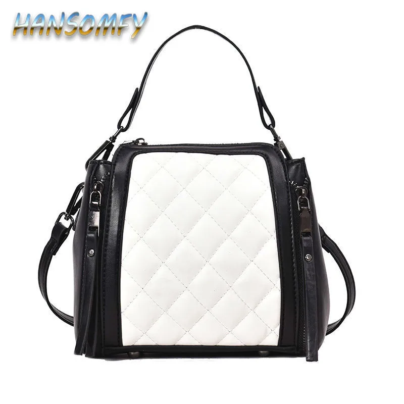 Black & White Plaid Women Bag Luxury Leather Handbag Ladies Brand Fashion Casual Shoulder Bag Small Zipper Crossbody Bags YY-32
Black & White Plaid Women Bag Luxury Leather Handbag Ladies Brand Fashion Casual Shoulder Bag Small Zipper Crossbody Bags YY-32