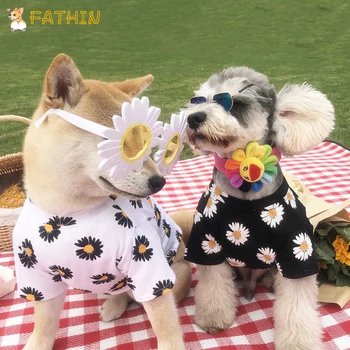 FATHIN Dog Sweatshirt Summer Flower T-shirt French Bulldog Dog Cotton Clothes Family Pet Clothes S-XXL
FATHIN Dog Sweatshirt Summer Flower T-shirt French Bulldog Dog Cotton Clothes Family Pet Clothes S-XXL