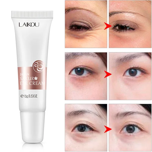 LAIKOU 15g Anti-wrinkle Eye Cream Anti-aging Remover Dark Circles Puffiness Eye Care Moisturizing Eye Serum Face Skin Care TSLM2
LAIKOU 15g Anti-wrinkle Eye Cream Anti-aging Remover Dark Circles Puffiness Eye Care Moisturizing Eye Serum Face Skin Care TSLM2