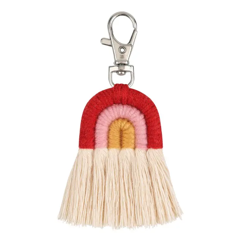 Rainbow Keychains Women Keychain Car Pendant Handmade Bag Key Chains Key Ring B95F
Rainbow Keychains Women Keychain Car Pendant Handmade Bag Key Chains Key Ring B95F