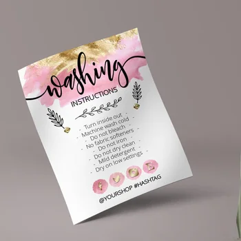 Personalize Modern Care Cards Template,Washing Instructions,Care Instructions,T-Shirt Washing Instructions, Package Insert
Personalize Modern Care Cards Template,Washing Instructions,Care Instructions,T-Shirt Washing Instructions, Package Insert