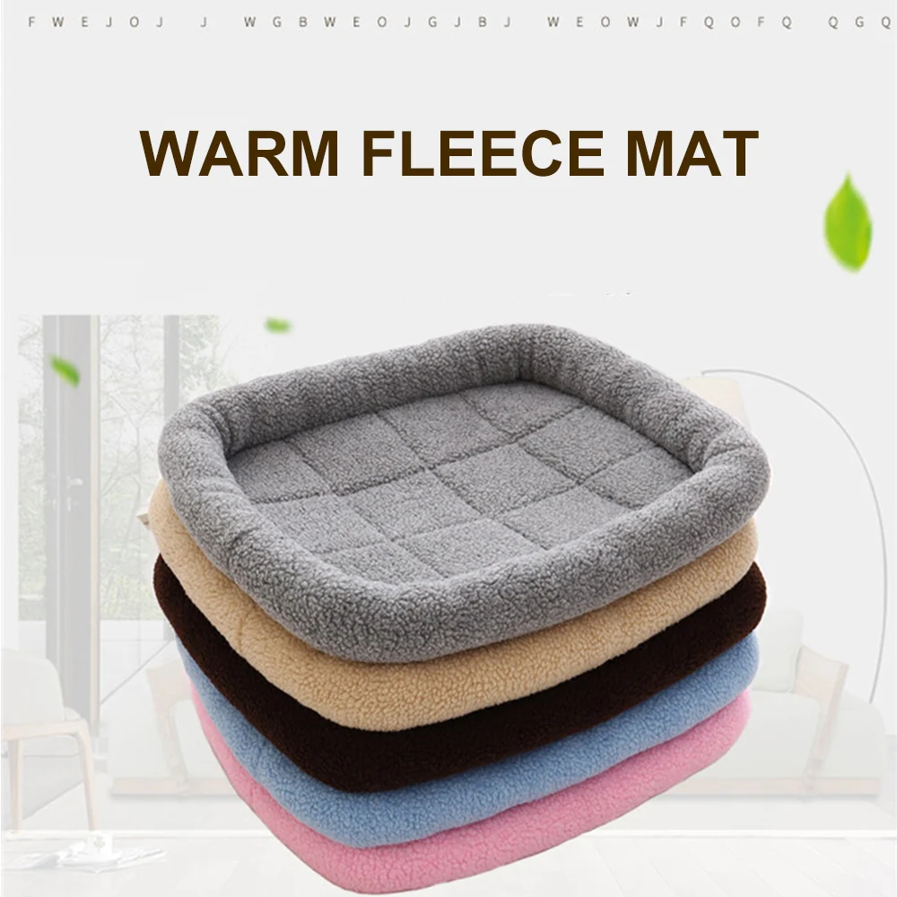 

Dog Bed Cama Perro Warm Pet Bed 40*30cm Pet Bed Winter Soft Puppies Kittens Kennel Cushion Small Dogs Cat Nest Dog Accessories