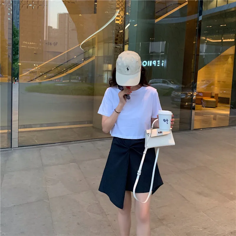 New Style Korean-style Solid Color 2019 Simple Playful-Style Mermaid Skirt Slimming Shirred A- line Skirt + Short T-shirt Women'
New Style Korean-style Solid Color 2019 Simple Playful-Style Mermaid Skirt Slimming Shirred A- line Skirt + Short T-shirt Women'