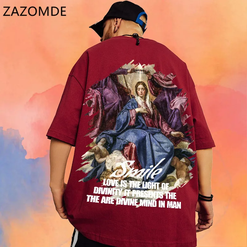 ZAZOMDE Hip Hop T Shirt Men Streetwear Oversize Cartoon Print Tshirt Short Sleeve Cotton Loose Tees Summer High Street Clothing
ZAZOMDE Hip Hop T Shirt Men Streetwear Oversize Cartoon Print Tshirt Short Sleeve Cotton Loose Tees Summer High Street Clothing