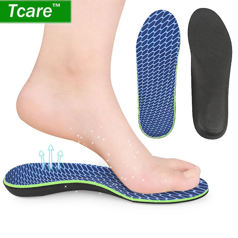 

Tcare 1Pair Orthopedic Insoles 3D EVA Insoles Flat Feet Arch Support Shoe Inserts For Men/Women Shoes Orthotic insole foot pad